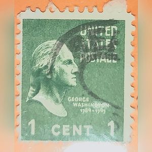 George Washington US 1c stamp
